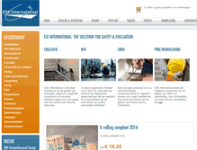 Tablet Screenshot of ese-int.nl